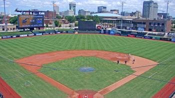 Weather camera view of Riverfront Stadium.