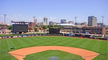 Weather camera view of Riverfront Stadium.