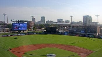 Weather camera view of Riverfront Stadium.