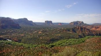 Weather camera view of Aeron Networks - Sedona Airport.