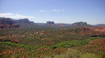 Weather camera view of Aeron Networks - Sedona Airport.