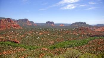 Weather camera view of Aeron Networks - Sedona Airport.