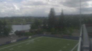 Weather camera view of KING5 at Husky Stadium.
