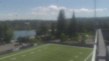 Weather camera view of KING5 at Husky Stadium.