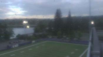 Weather camera view of KING5 at Husky Stadium.