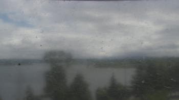 Weather camera view of KING5 at Husky Stadium.