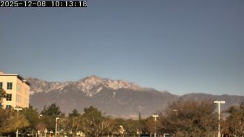 Weather camera view of San Bernardino CA.