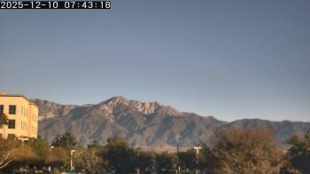 Weather camera view of San Bernardino CA.