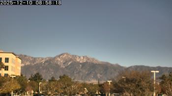Weather camera view of San Bernardino CA.