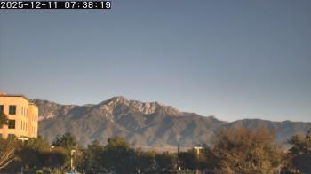 Weather camera view of San Bernardino CA.