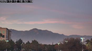 Weather camera view of San Bernardino CA.