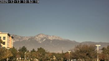 Weather camera view of San Bernardino CA.