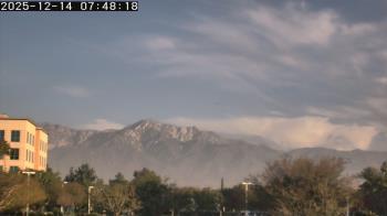 Weather camera view of San Bernardino CA.