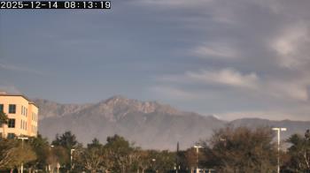Weather camera view of San Bernardino CA.