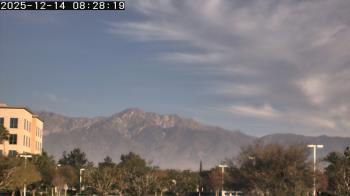 Weather camera view of San Bernardino CA.