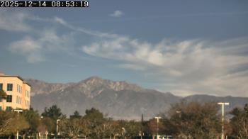 Weather camera view of San Bernardino CA.
