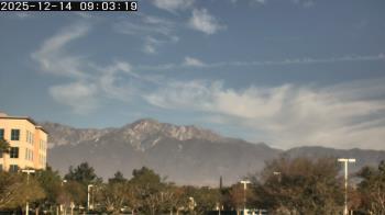 Weather camera view of San Bernardino CA.