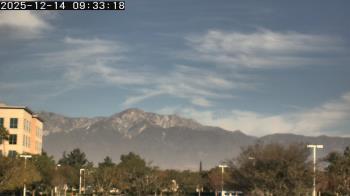 Weather camera view of San Bernardino CA.
