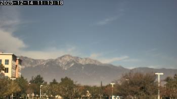 Weather camera view of San Bernardino CA.
