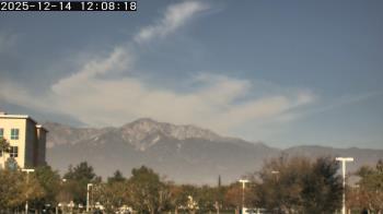 Weather camera view of San Bernardino CA.