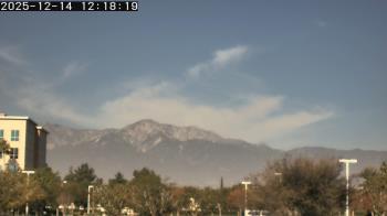 Weather camera view of San Bernardino CA.