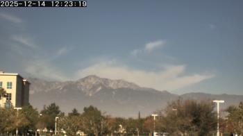 Weather camera view of San Bernardino CA.