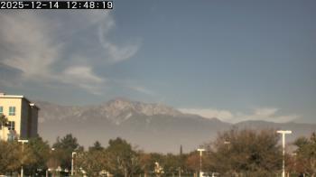 Weather camera view of San Bernardino CA.