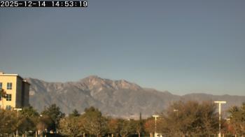 Weather camera view of San Bernardino CA.