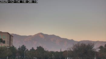 Weather camera view of San Bernardino CA.