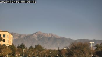 Weather camera view of San Bernardino CA.