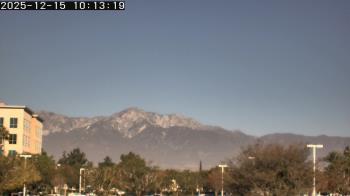 Weather camera view of San Bernardino CA.