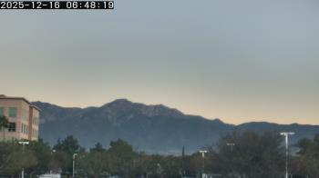 Weather camera view of San Bernardino CA.