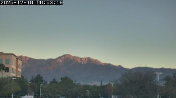 Weather camera view of San Bernardino CA.