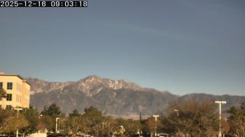 Weather camera view of San Bernardino CA.