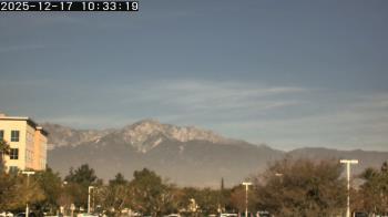 Weather camera view of San Bernardino CA.
