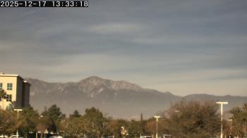 Weather camera view of San Bernardino CA.