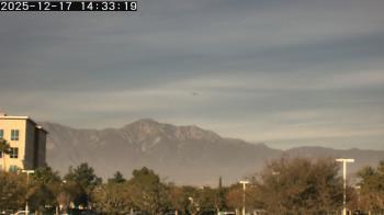 Weather camera view of San Bernardino CA.