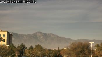 Weather camera view of San Bernardino CA.