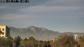 Weather camera view of San Bernardino CA.