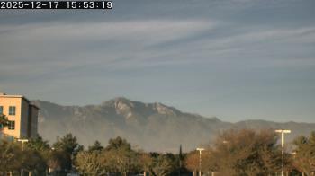 Weather camera view of San Bernardino CA.