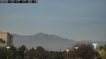 Weather camera view of San Bernardino CA.