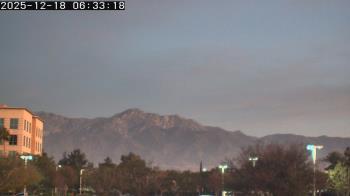 Weather camera view of San Bernardino CA.