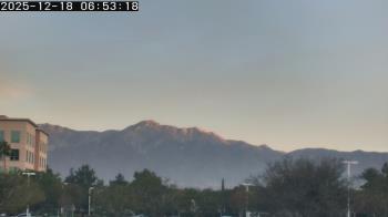 Weather camera view of San Bernardino CA.