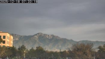 Weather camera view of San Bernardino CA.