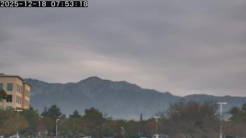 Weather camera view of San Bernardino CA.