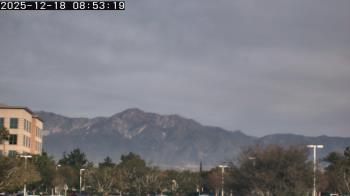 Weather camera view of San Bernardino CA.