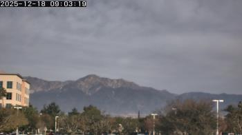 Weather camera view of San Bernardino CA.