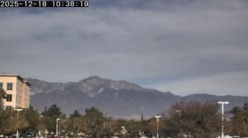 Weather camera view of San Bernardino CA.