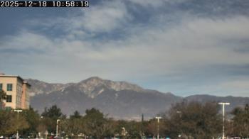 Weather camera view of San Bernardino CA.