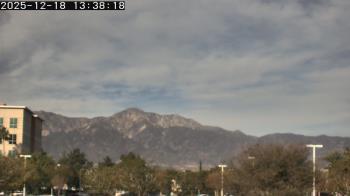 Weather camera view of San Bernardino CA.